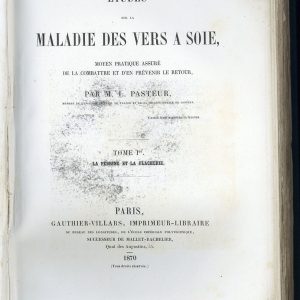 Pasteur's title page